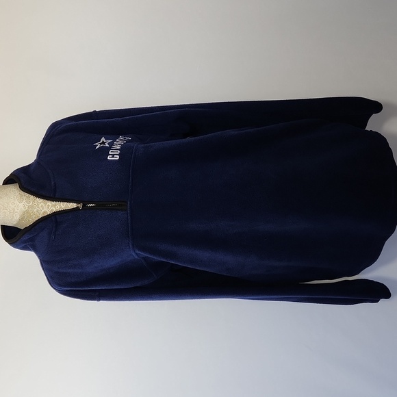 Dallas Cowboys NFL Vintage Authentic Apparel Fleece Quarter Zip Pullover SZ M - Picture 1 of 15